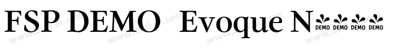 FSP DEMO   Evoque N字体转换